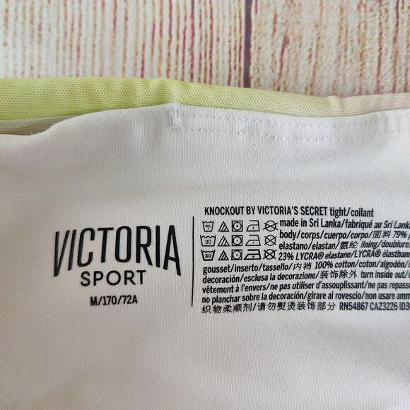 Victoria Sport Knockout Cali Haze Rainbow Mesh Tights sz M - Picture 8 of 11